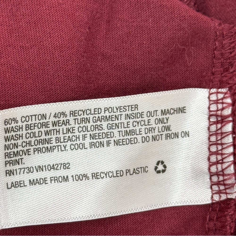 Cat & Jack Maroon Glitter Top & GAP Super Skinny Jeans Set - 5T - Picture 7 of 8